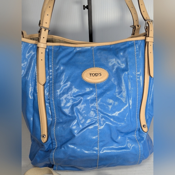 Tod's G line sacca coated canvas Tote handbag - Picture 4 of 14